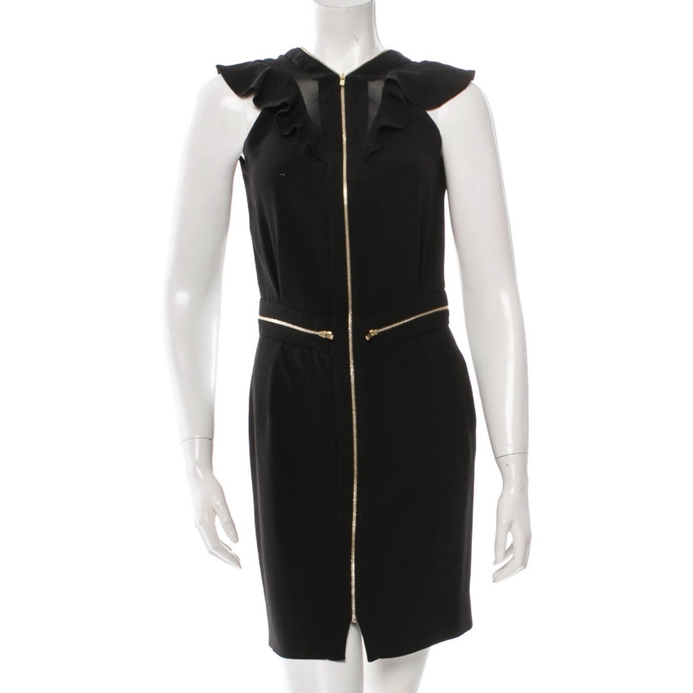 Sandro-zip accepted sleeveless dress
